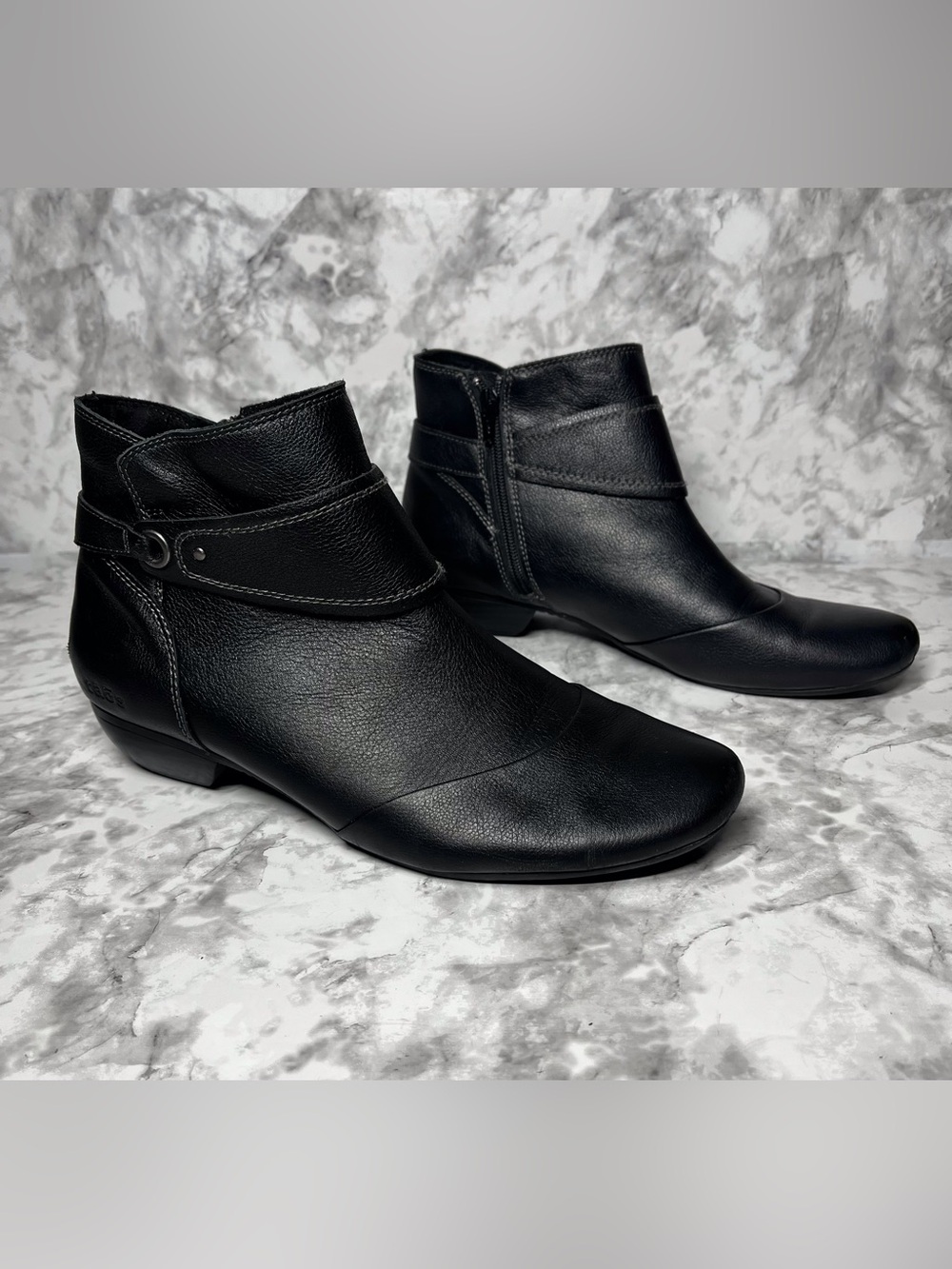 Taos Addition Women's Leather Comfort Booties Ankle Boots Size 10 Black